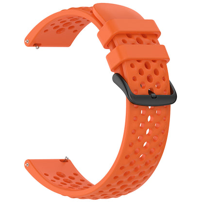 Techsuit W083 -ranneke Amazfit Watch / Samsung Watch Series, 22mm, Oranssi