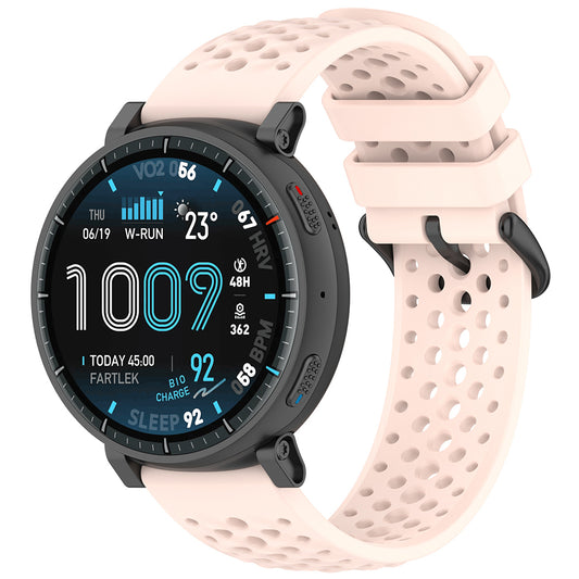 Techsuit W083 -ranneke Amazfit Watch / Samsung Watch Series, 22mm, vaaleanpunainen