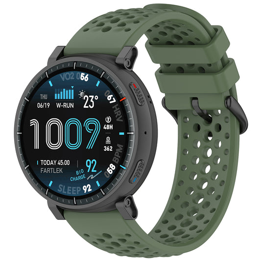 Techsuit W083 -ranneke Amazfit Watch / Samsung Watch Series, 22mm, vihreä