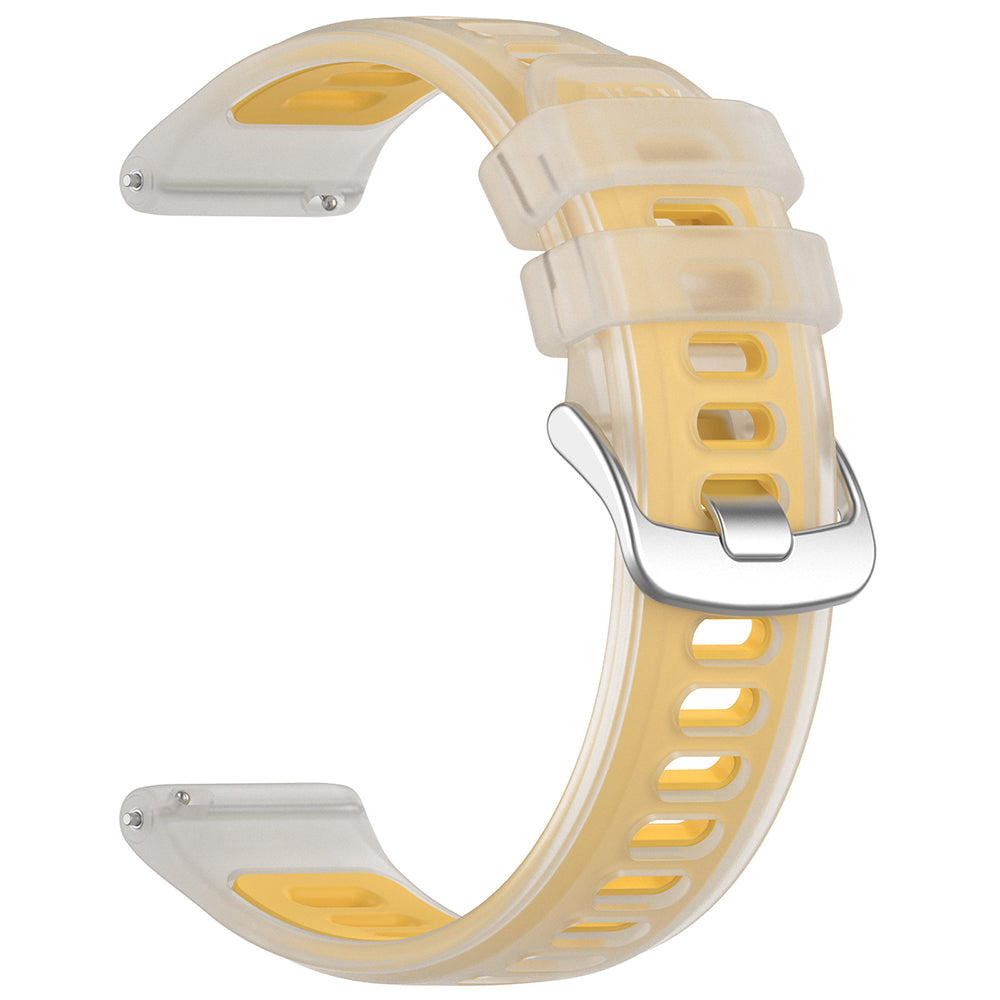 Techsuit W084 Strap for Samsung Galaxy Watch / Huawei Watch Series, 20mm, Yellow
