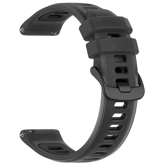 Techsuit W084 -ranneke Samsung Galaxy Watchille / Huawei Watch -sarjalle, 20 mm, musta