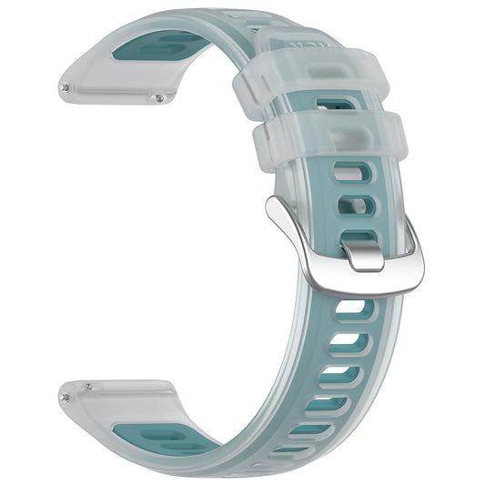 Techsuit W084 -ranneke Samsung Galaxy Watchille / Huawei Watch -sarjalle, 20 mm, turkoosi