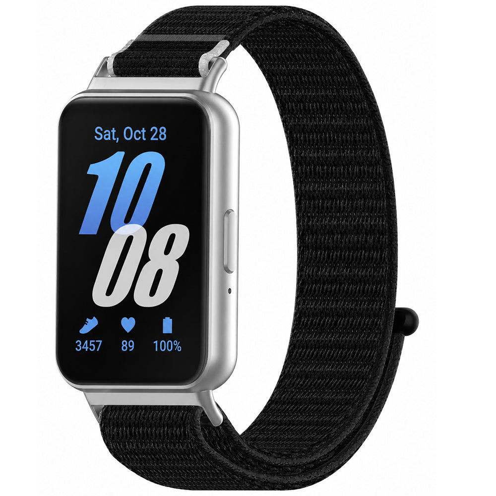 Techsuit W087 ranneke Samsung Galaxy Fit3 R39M:lle, musta