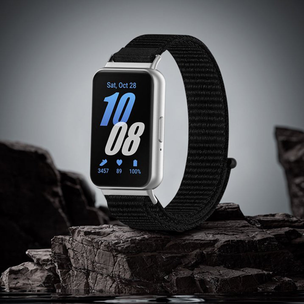 Techsuit W087 ranneke Samsung Galaxy Fit3 R39M:lle, musta