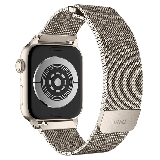 UNIQ Dante -ranneke Apple Watch 42mm / 41mm / 40mm / 38 -sarjoille, kultainen