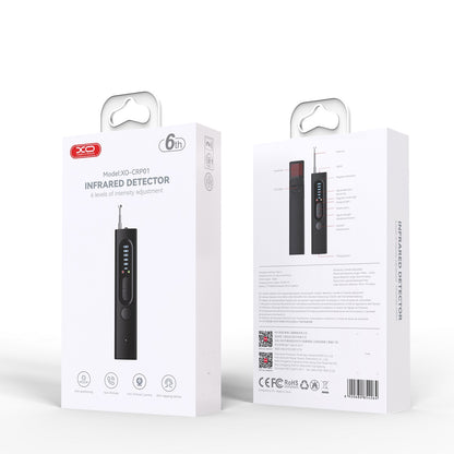 IR-detektori GSM-laitteille / piilotetuille mikrofoneille / GPS-paikantimille XO Design CRP01, Musta