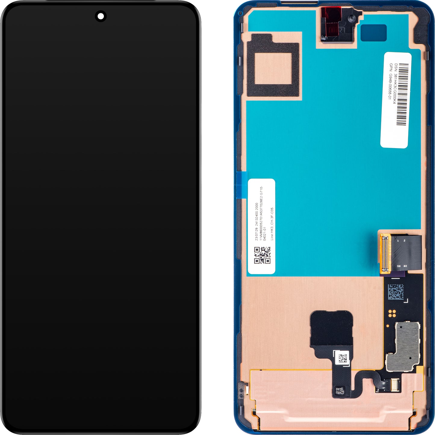 Google Pixel 8 Pro -näyttö kosketusnäytöllä, Swap