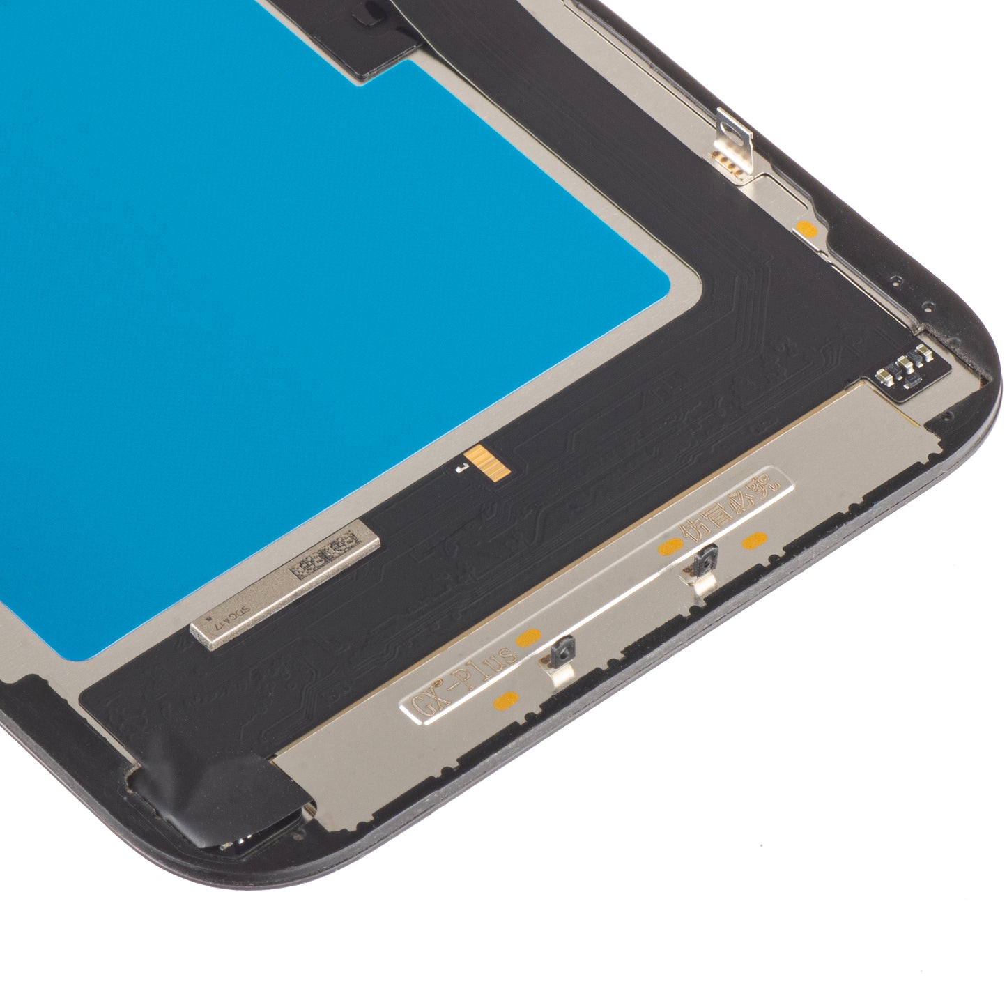 Näyttö GX-kosketusnäytöllä Apple iPhone 13 Pro Maxille, kehyksellä, OLED IC Movable -versio, Musta