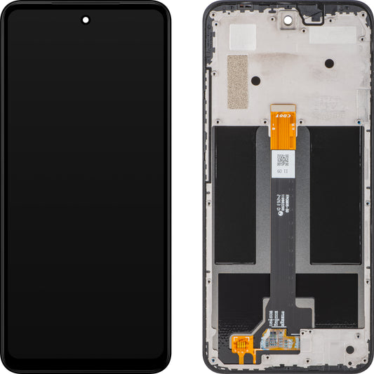 HMD Fusion kosketusnäyttö, kehyksellä, musta, huoltopaketti 7010150506H001 