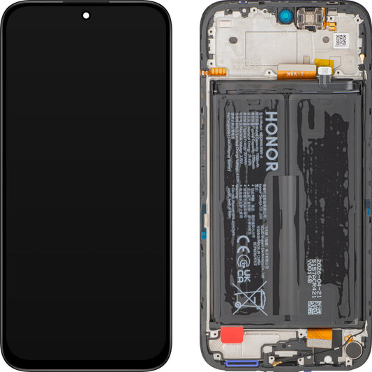 Honor 600 Smart kosketusnäyttö, kehys ja akku, musta (Velvet Black), Service Pack 0235AUEV