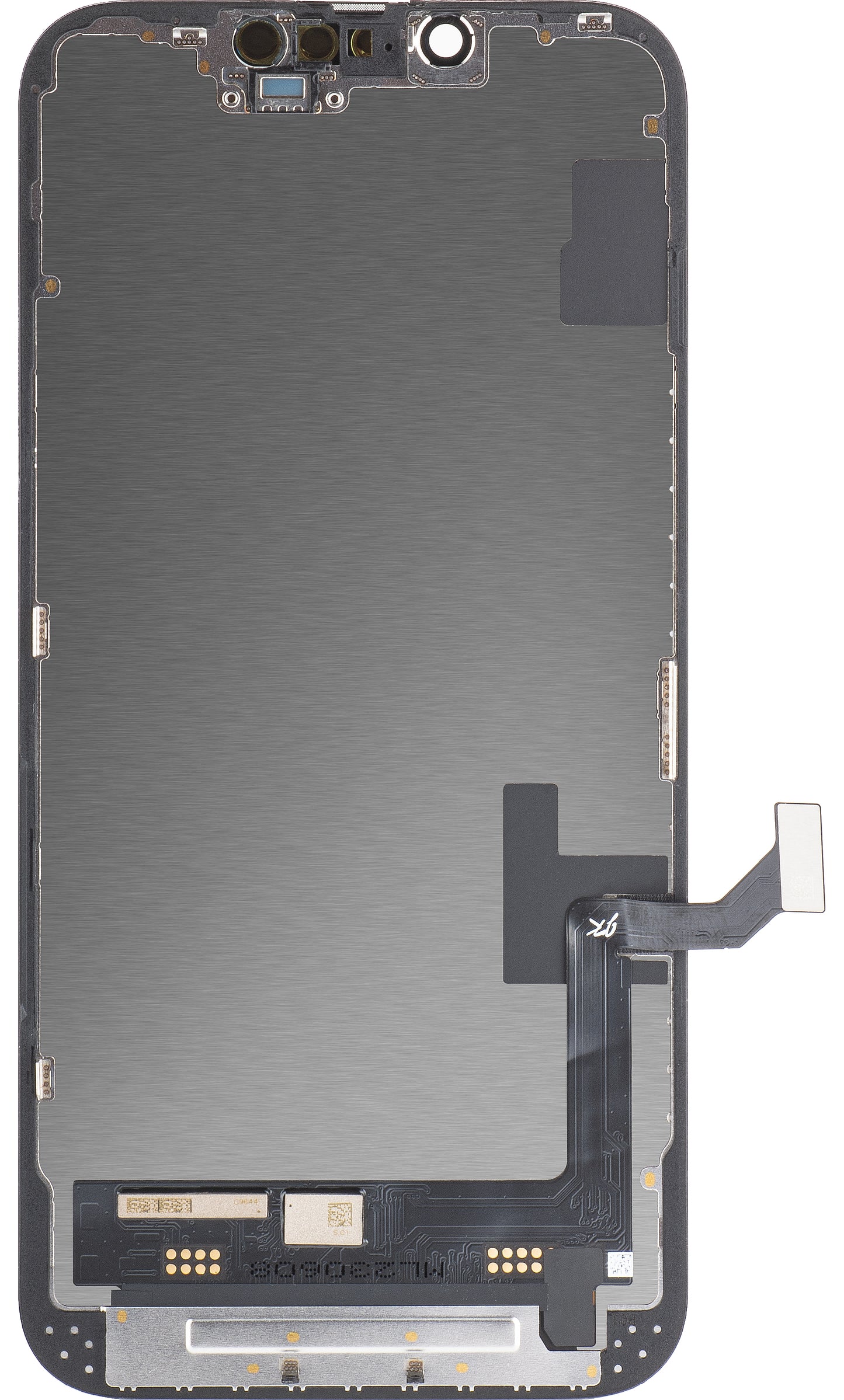 JK Kosketusnäyttö Apple iPhone 14:lle, kehyksellä, LCD-kenno, musta 