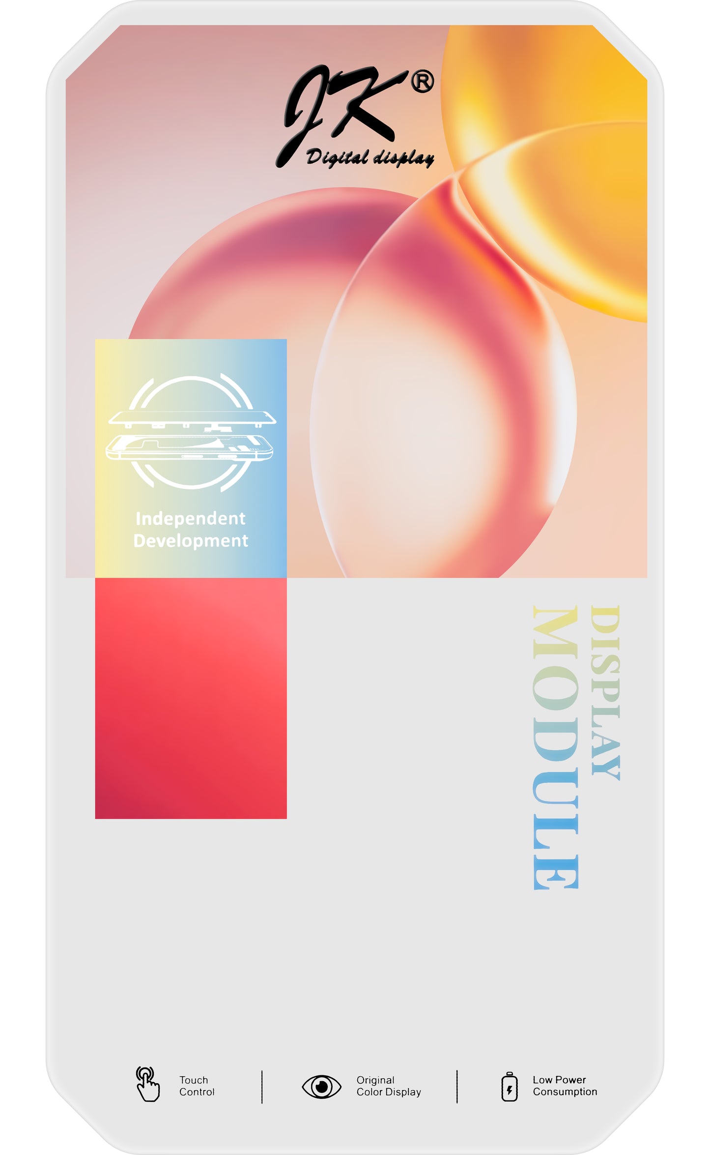 JK Kosketusnäyttö Apple iPhone 15 Pro -puhelimeen, kehyksellä, LCD-kennoversio, musta 