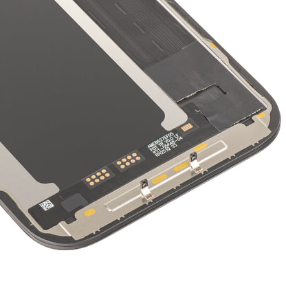 JK kosketusnäyttö Apple iPhone 17 Prolle, kehyksellä, LCD In-Cell IC siirrettävä versio, musta