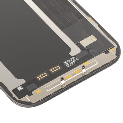 JK kosketusnäyttö Apple iPhone 17 Prolle, kehyksellä, LCD In-Cell IC siirrettävä versio, musta