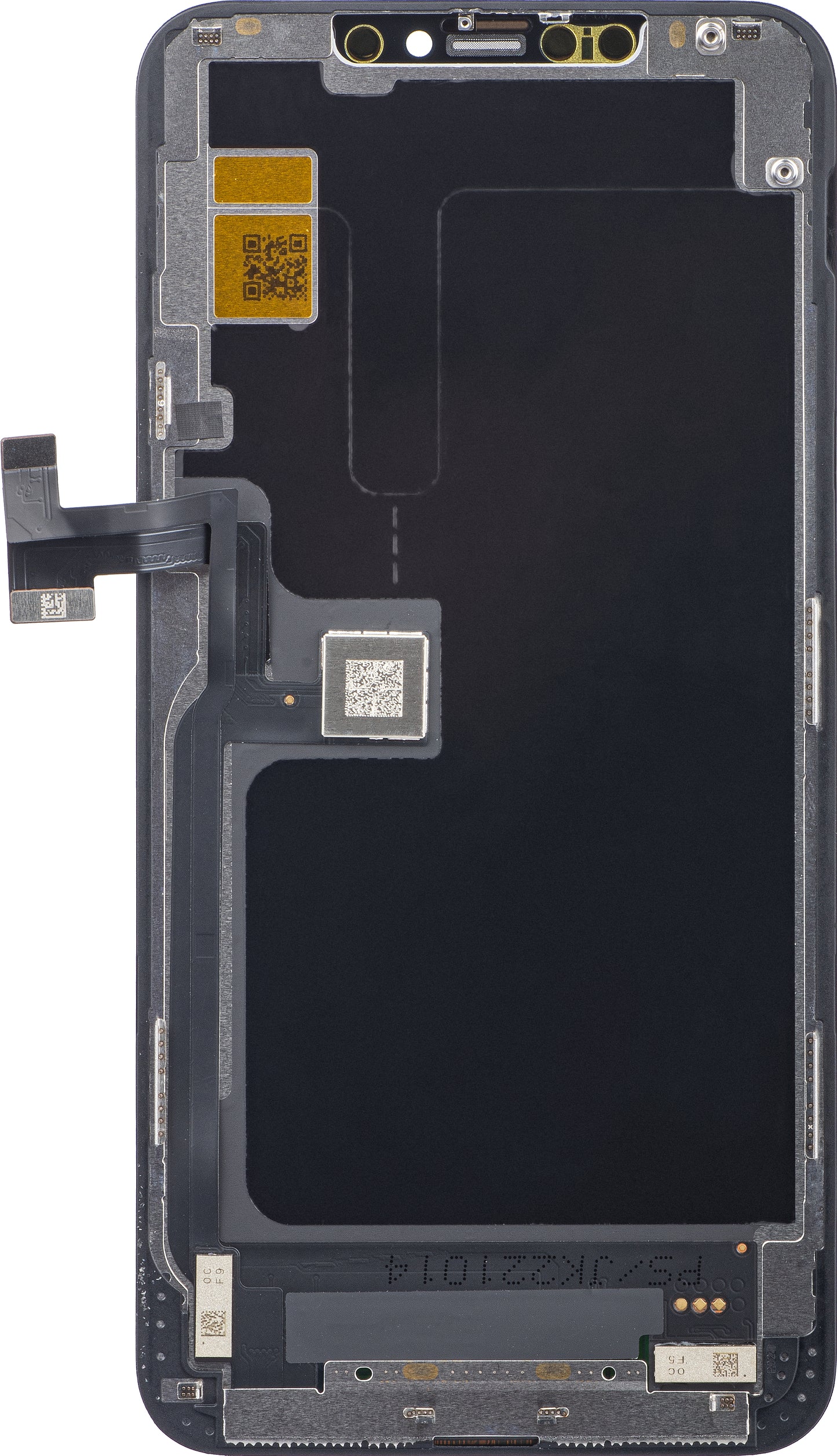 JK Kosketusnäyttö Apple iPhone 11 Pro Max -puhelimeen, kehyksellä, kennon sisäinen LCD-versio, musta