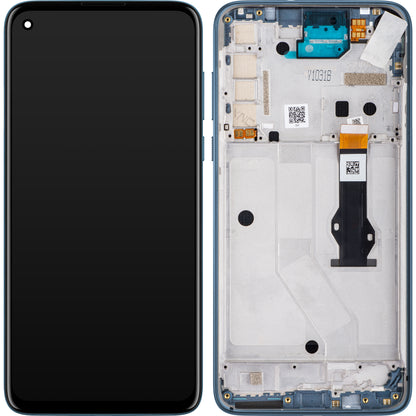 Motorola Moto G8 Power Kosketusnäyttö Motorola Moto G8 Power, kehyksellä, Caprin sininen, huoltopaketti 5D68C16143 