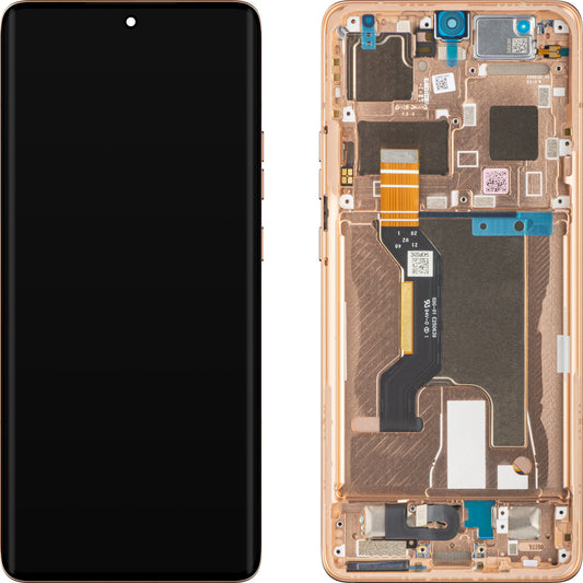 Kosketusnäyttö Motorola Edge 50 Ultra, kehyksellä, oranssi (Peach Fuzz), huoltopaketti 5D68C24470