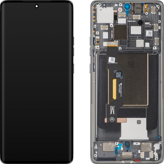 Kosketusnäyttö Motorola Edge 50, kehyksellä, Koalanharmaa, huoltopaketti 5D68C25135