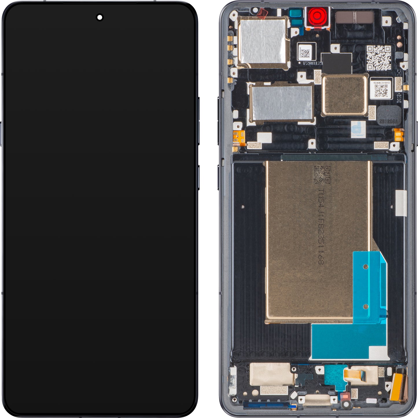 Motorola Edge 70 Ultra / Signature -näyttö kosketusnäytöllä, kehyksellä, musta, Service Pack 5D68C31910