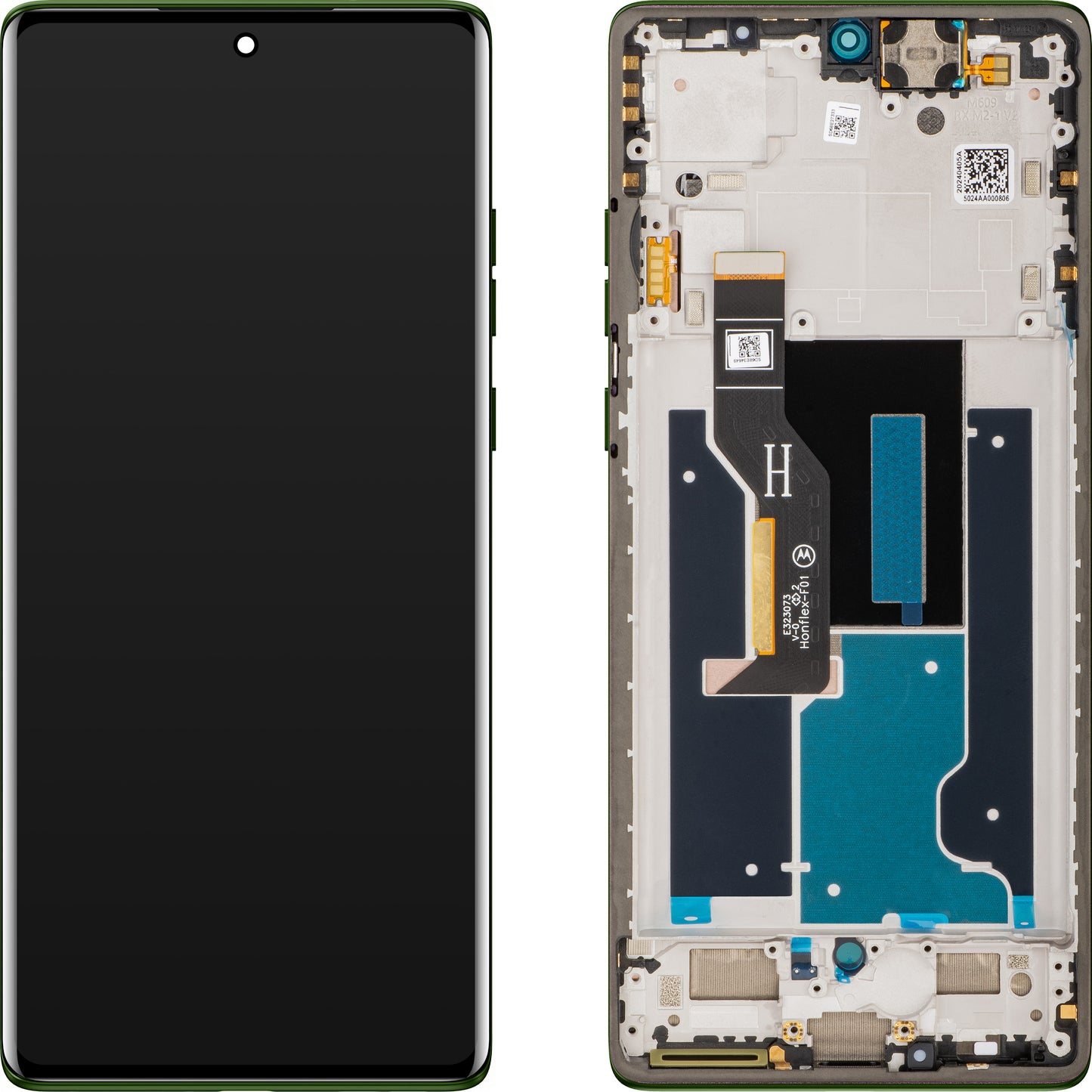 Motorola Edge 50 Fusion kosketusnäyttö, kehyksellä, vihreä (metsänvihreä), uudelleenpakattu 5D68C25167