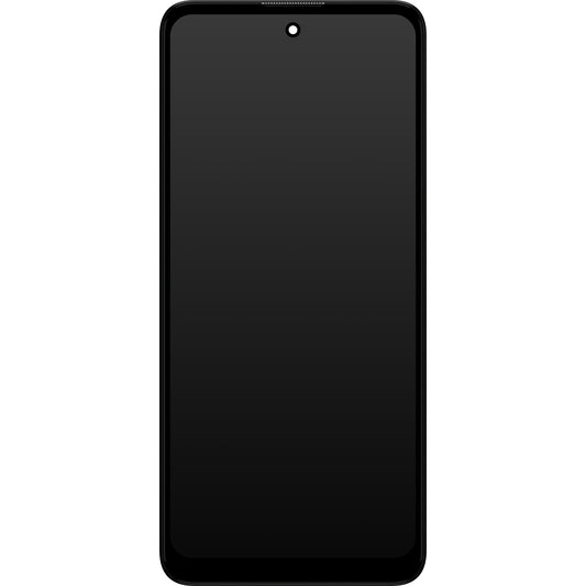 Motorola Moto E40 / E30 kosketusnäyttö kehyksellä, musta, huoltopaketti 5D68C19697