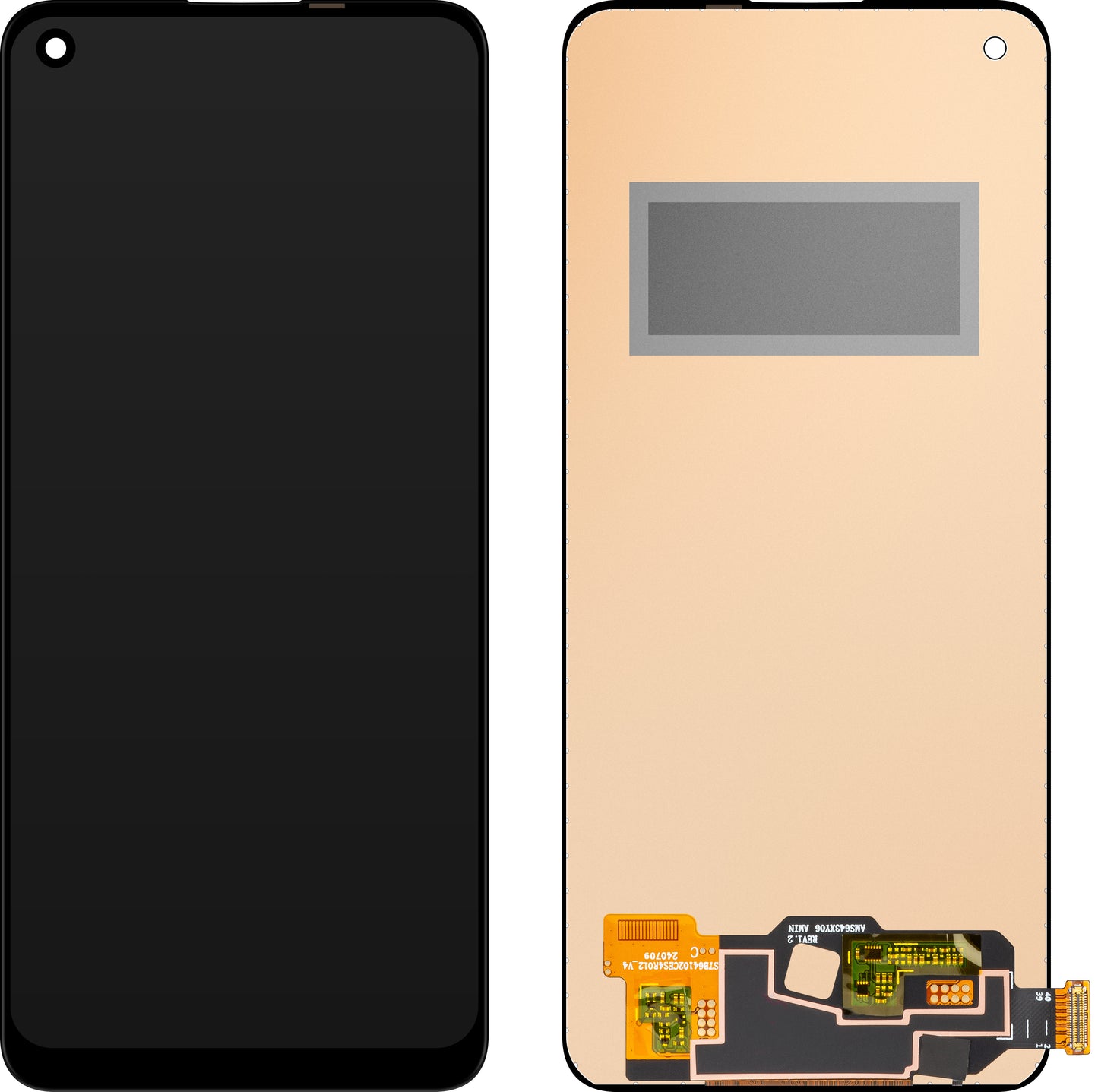 Näyttö MP-kosketusnäytöllä yhteensopiva Oppo Reno5 F / Reno5 Lite / Reno5 Z / Reno6 Lite / Reno7 Lite