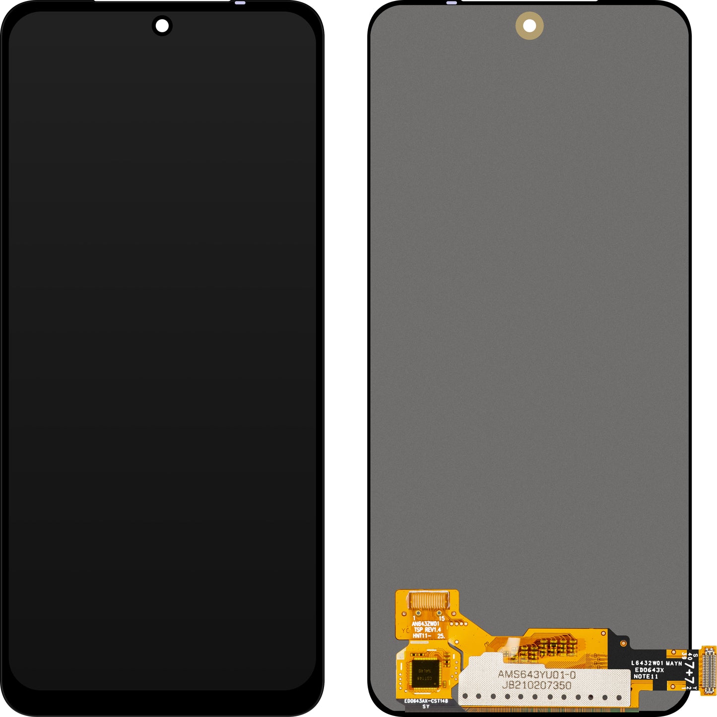 MP-kosketusnäyttö, yhteensopiva Xiaomi Poco M4 Pro / Redmi Note 11 / Note 11S / Note 12S kanssa, OLED-versio