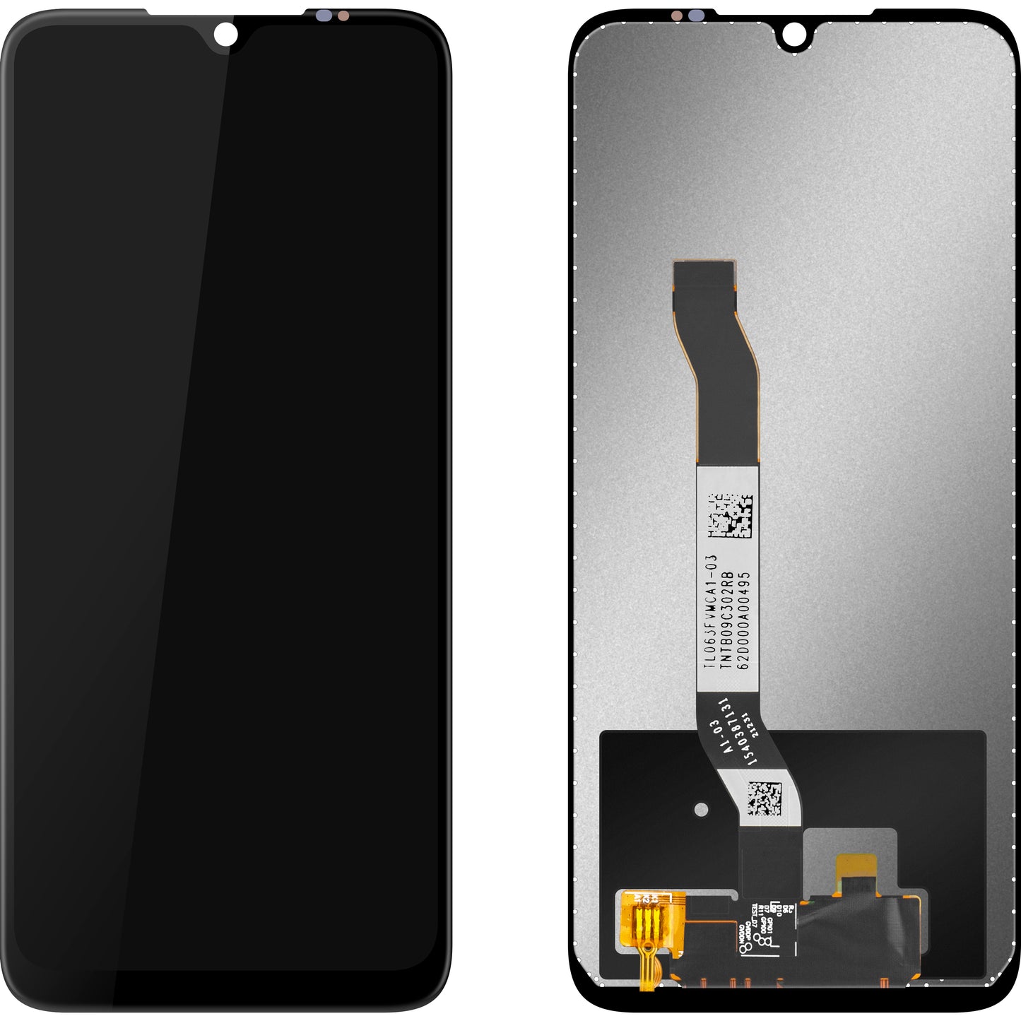 Näyttö kosketusnäytöllä MP yhteensopiva Xiaomi Redmi Note 8T:n kanssa
