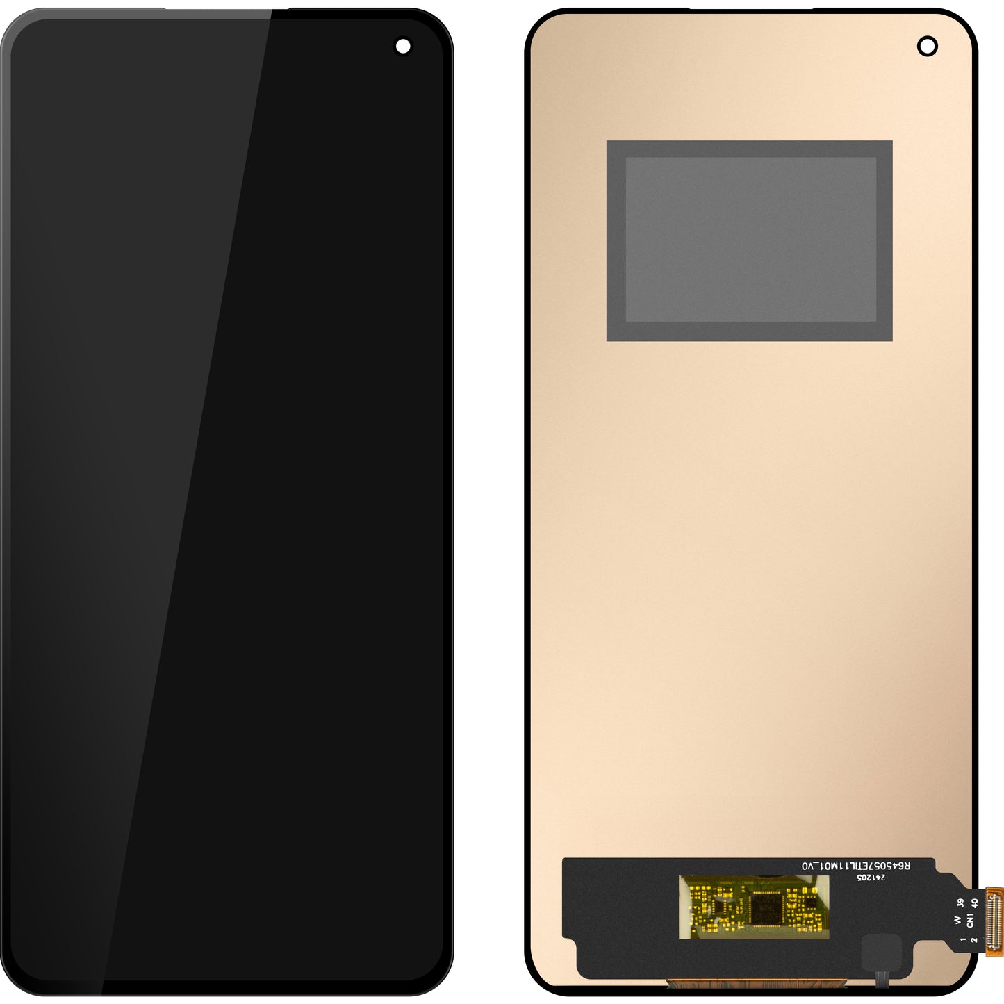 Näyttö kosketusnäytöllä MP yhteensopiva Xiaomi Mi 11 Lite:n kanssa