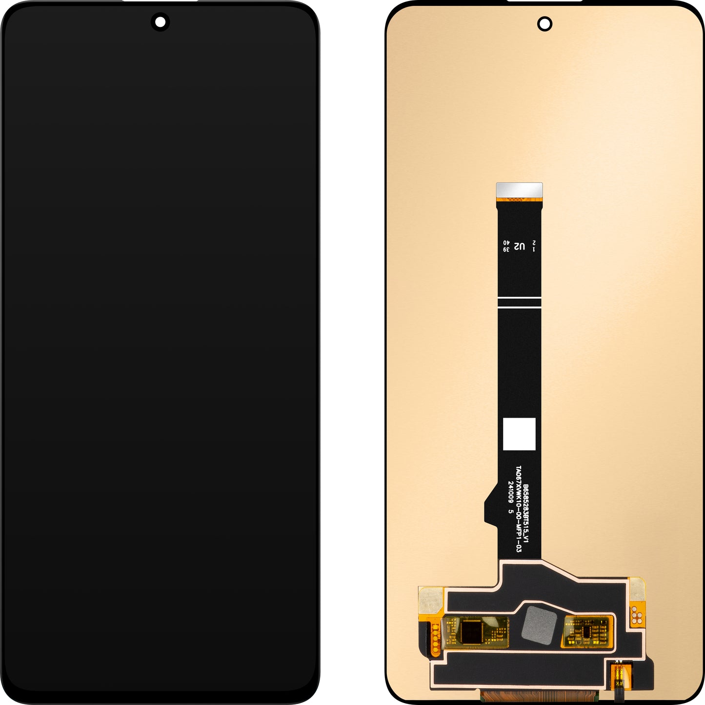 Näyttö MP-kosketusnäytöllä yhteensopiva Xiaomi Poco X6 / Redmi Note 13 Pro 5G:n kanssa