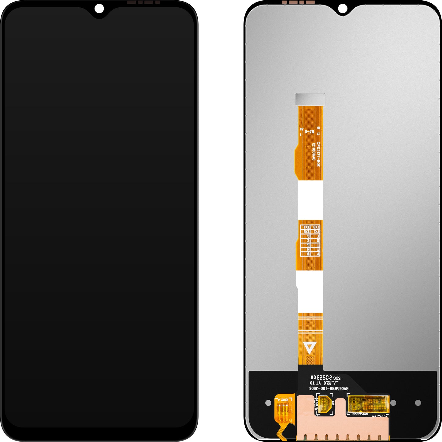 Näyttö MP-kosketusnäytöllä yhteensopiva vivo Y02s / Y16 / Y21 / Y21a / Y21s / Y30 5G / Y32