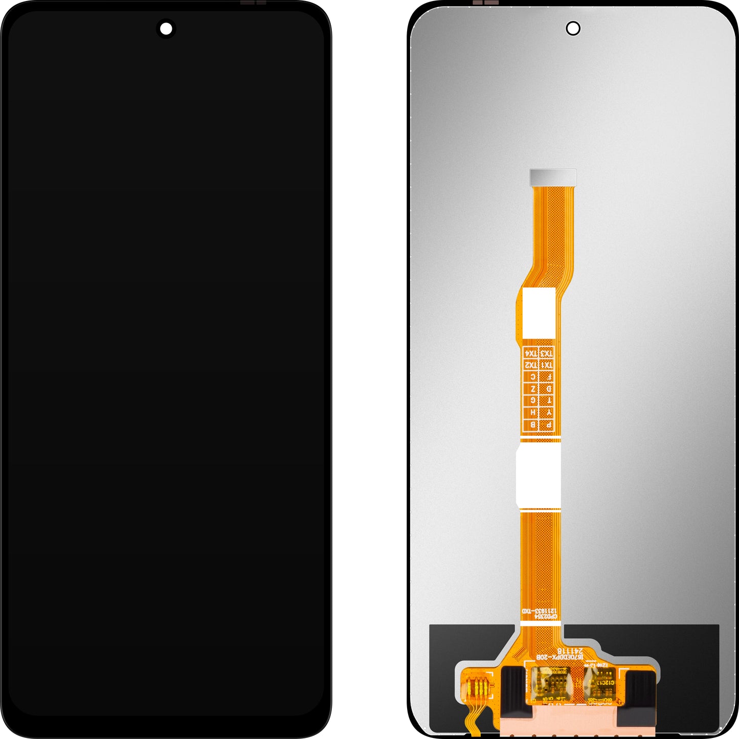 Näyttö kosketusnäytöllä MP yhteensopiva vivo Y28 4G:n kanssa