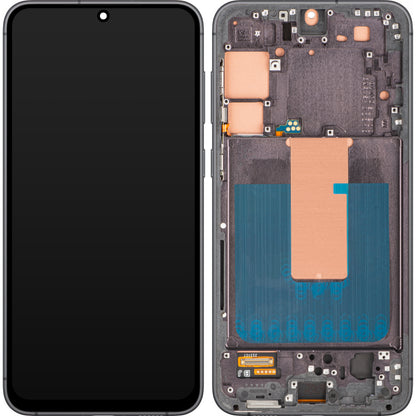 Näyttö MP-kosketusnäytöllä yhteensopiva Samsung Galaxy S23+ S916, kehyksellä, Musta