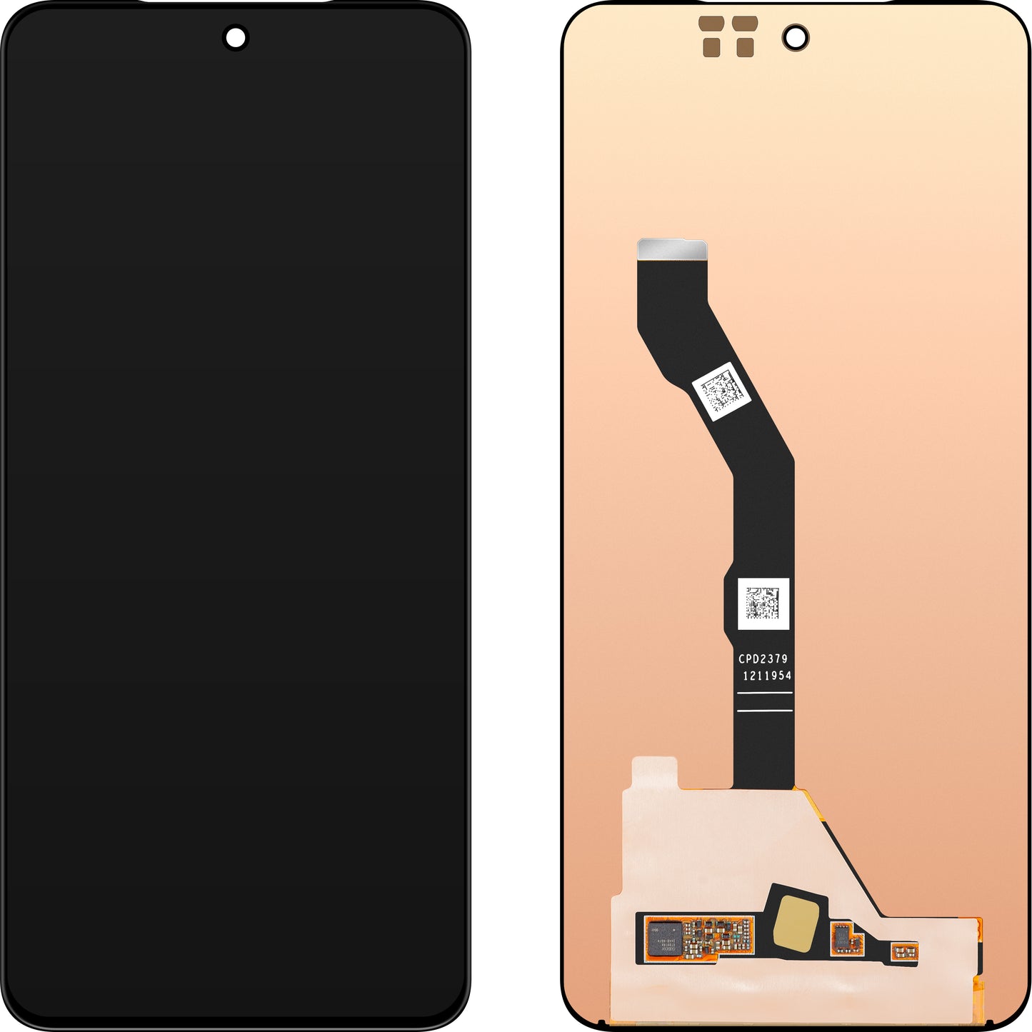 Näyttö kosketusnäytöllä MP yhteensopiva vivo V50 Lite:n kanssa