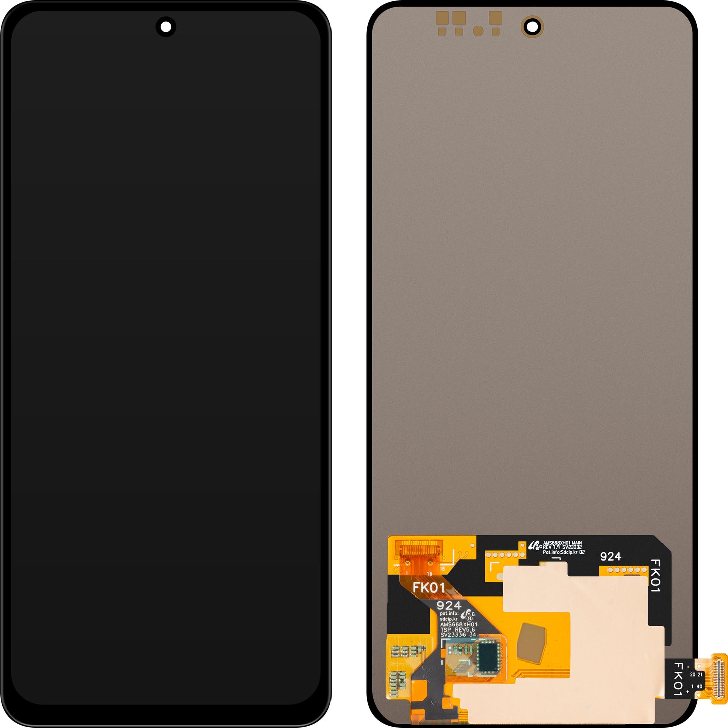 Näyttö MP Touchscreen, yhteensopiva vivo S18e / T3 / V29e / V30 Lite / V40 SE / Y100 / Y100 4G kanssa