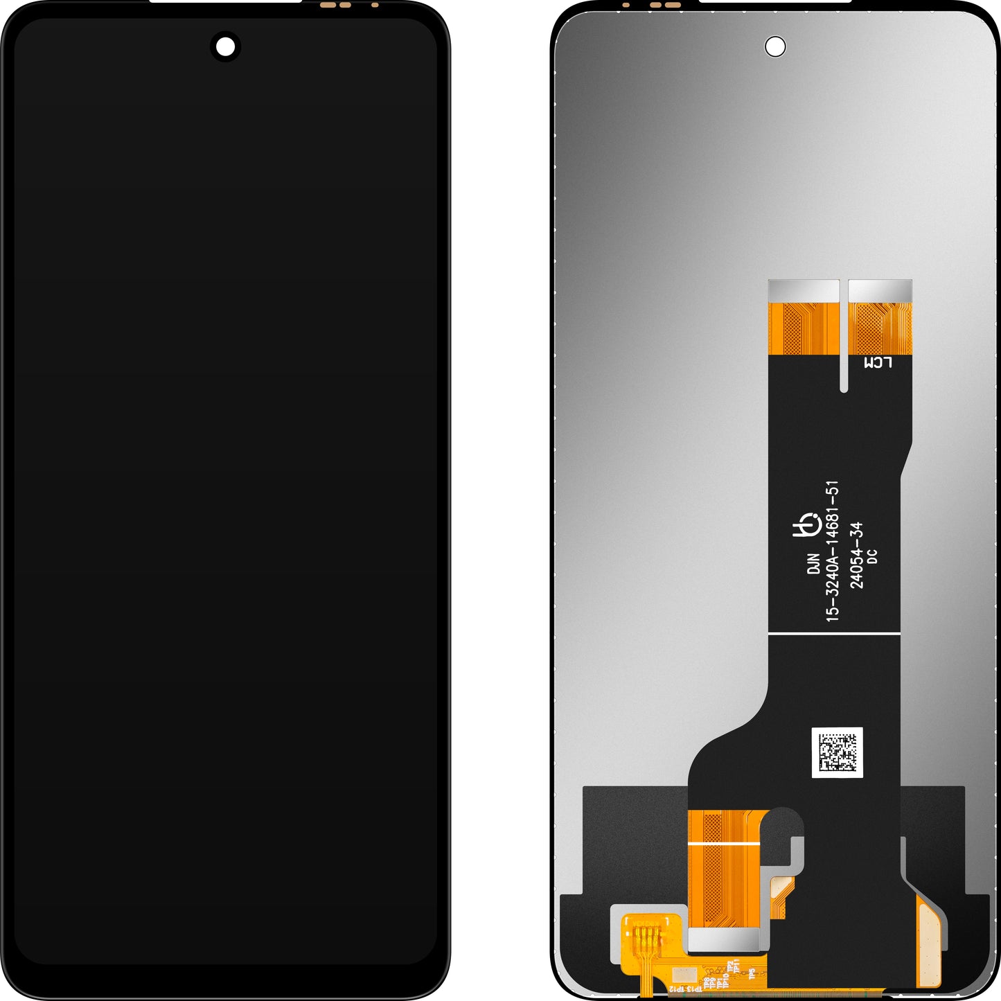 Näyttö MP-kosketusnäytöllä yhteensopiva ZTE Blade A75 5G:n kanssa