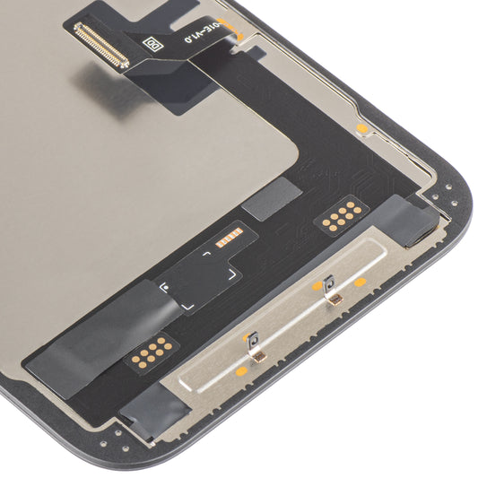 Näyttö MP Touchscreen, yhteensopiva Apple iPhone 16e:n kanssa, kehyksellä, Soft OLED FHD 120Hz IC Movable, Musta