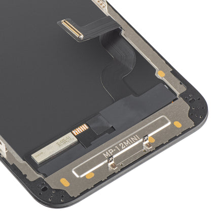 MP-kosketusnäyttö, yhteensopiva Apple iPhone 12 minin kanssa, kehyksellä, OLED FHD IC Movable -versio, musta