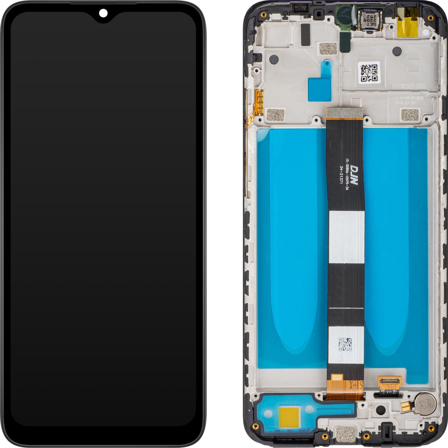 Näyttö MP Touchscreen, yhteensopiva Xiaomi Redmi 9C NFC / 9C / 9A kanssa, kehyksellä, musta.