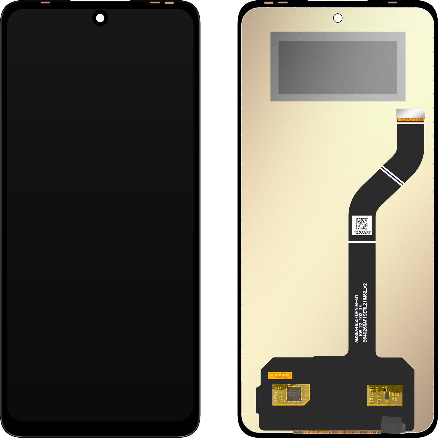 Näyttö kosketusnäytöllä MP yhteensopiva Xiaomi 12 Lite:n kanssa