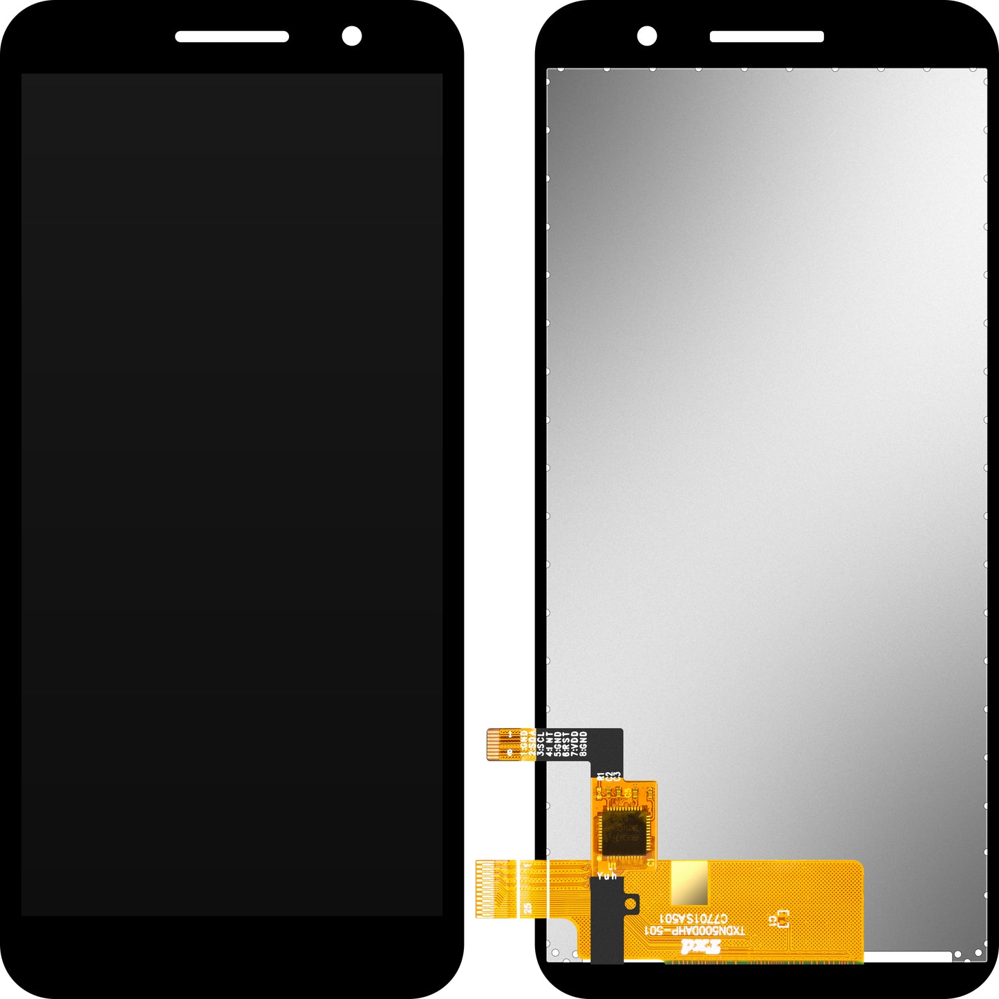 MP-kosketusnäyttö yhteensopiva alcatel 1:n kanssa