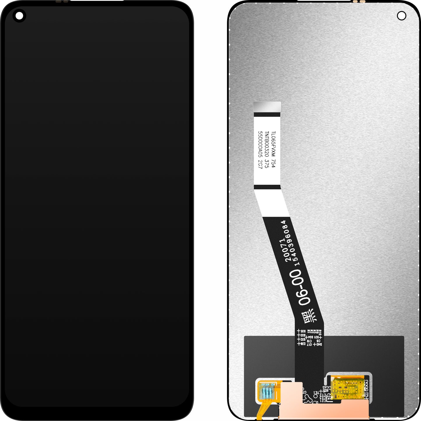 MP-kosketusnäyttö yhteensopiva Xiaomi Redmi 10X 4G / Note 9:n kanssa