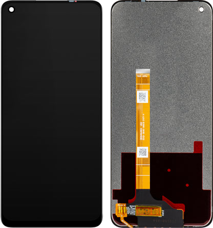 Näyttö, jossa on kosketusnäyttö MP, yhteensopiva Oppo A54 / A55:n kanssa