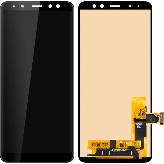 Näyttö kosketusnäytöllä MP yhteensopiva Samsung Galaxy A8 (2018) A530