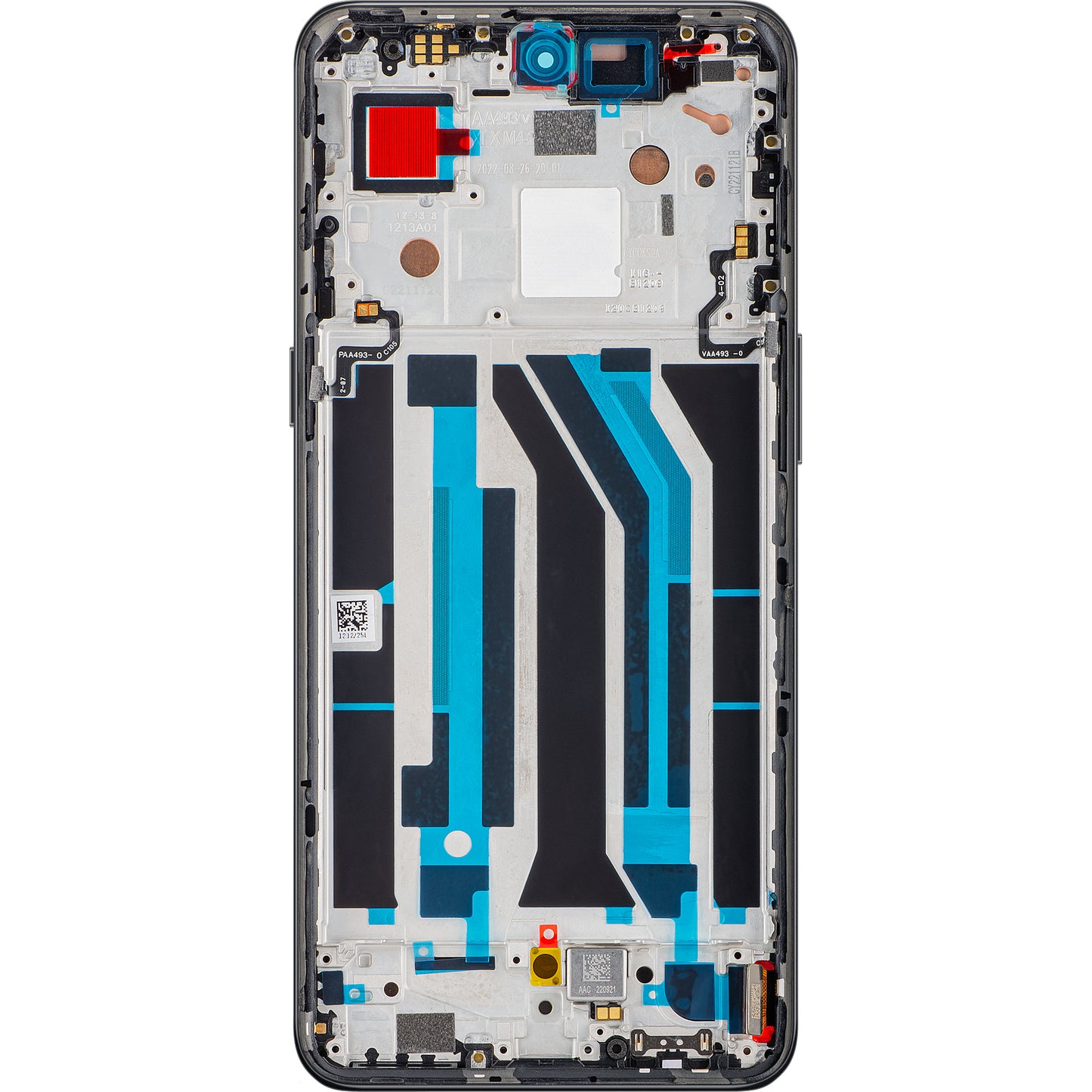 Näyttö kosketusnäytöllä OnePlus 10T / Ace Pro, kehyksellä, Musta (Moonstone Black), Service Pack 4130326
