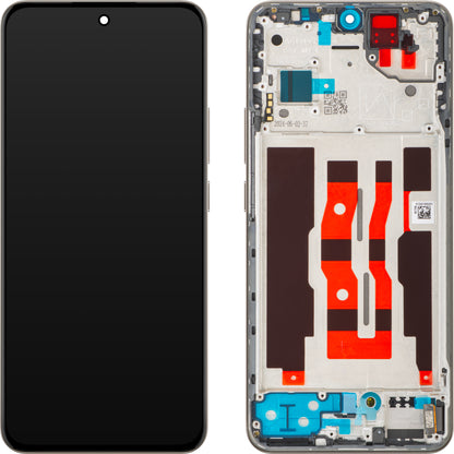 Display Touchscreen Oppo Reno12, kehyksellä, Vaaleanpunainen (Sunset Pink), Service Pack 621029000230
