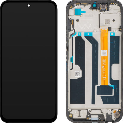 Näyttö kosketusnäytöllä Oppo A6x 4G / A6t 4G / A6c, kehyksellä, musta, Service Pack 621029000765