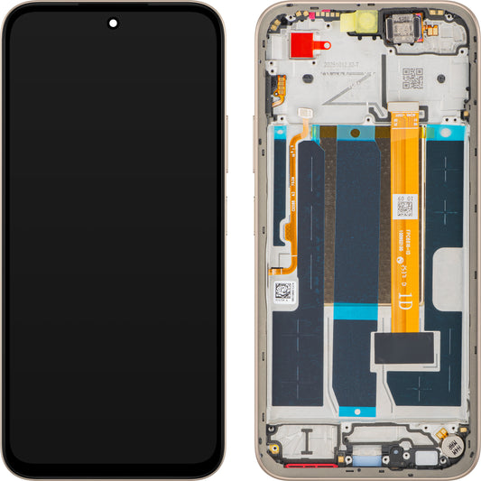 Näyttö kosketusnäytöllä Oppo A6 4G, kehyksellä, Kulta (Aurora Gold), Service Pack 621029000744