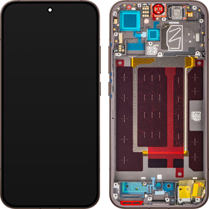 Näyttö kosketusnäytöllä Oppo Reno15 Pro Mini / Reno15 Pro, kehyksellä, Ruskea (Dusk Brown /Cocoa Brown), Service Pack 621029000774