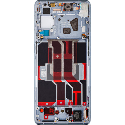 Näyttö Touchscreenilla Oppo Reno6 Pro 5G (Snapdragon) / Reno6 Pro+ 5G, kehyksellä, Harmaa (Lunar Grey), Service Pack 4907528